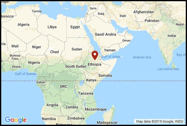 Ethiopia map