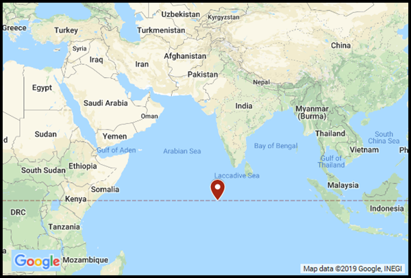 Maldives map